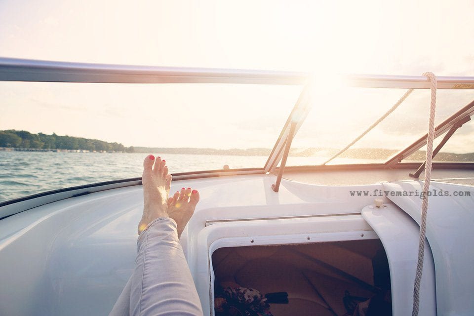 Lake Life Staycation: Rediscovering the lost art of "me time" while on family vacation.