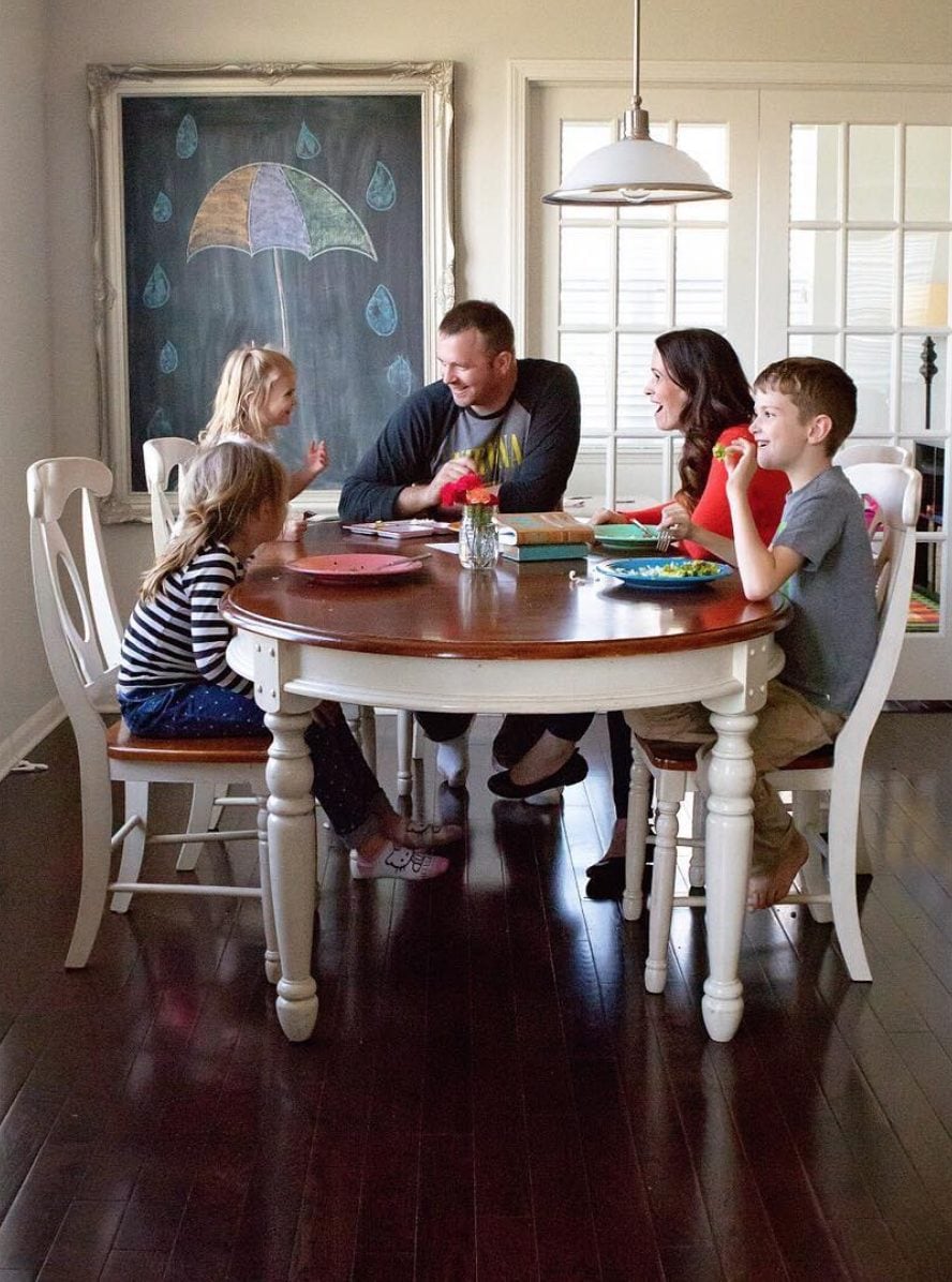 Updated neutral eat in dining room - One Room Challenge