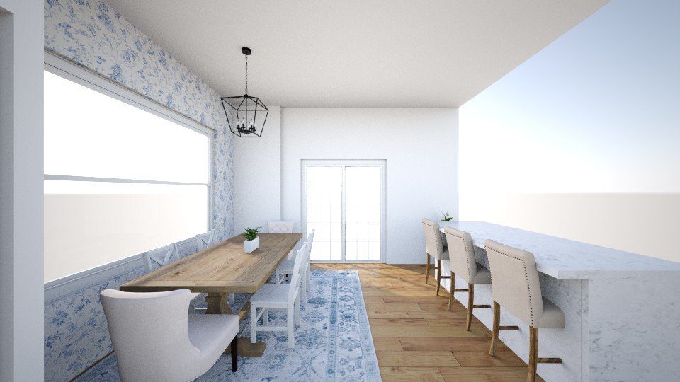 Updated neutral eat in dining room - One Room Challenge