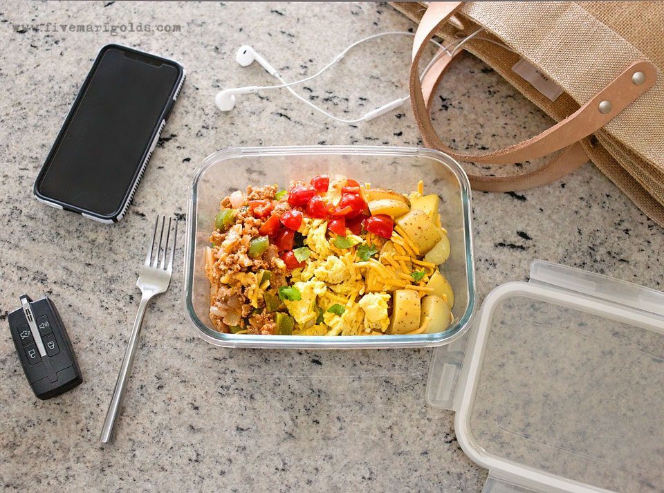 Southwest Breakfast Scramble Meal Prep Recipe