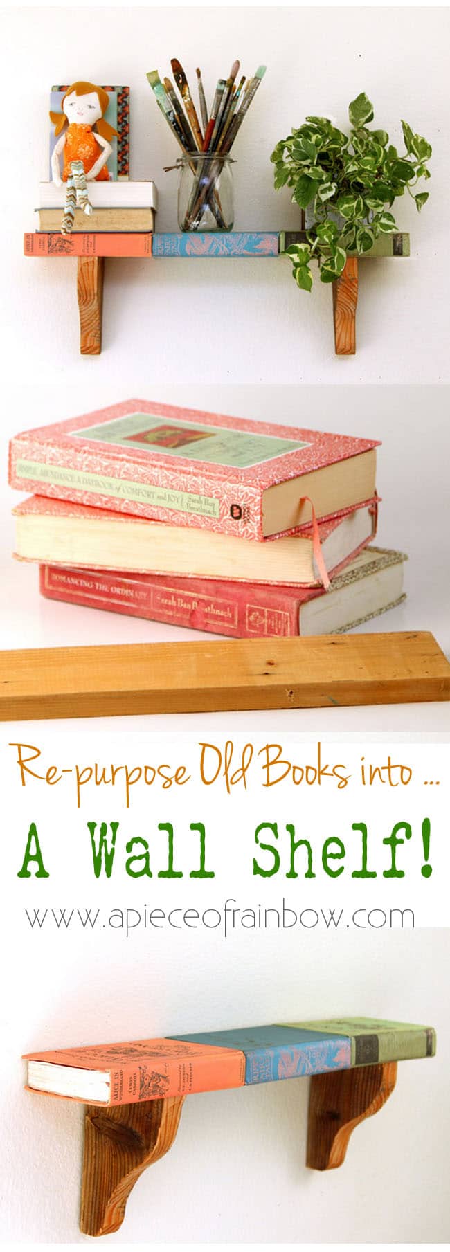 15 Genius Way to Upcycle Vintage Books