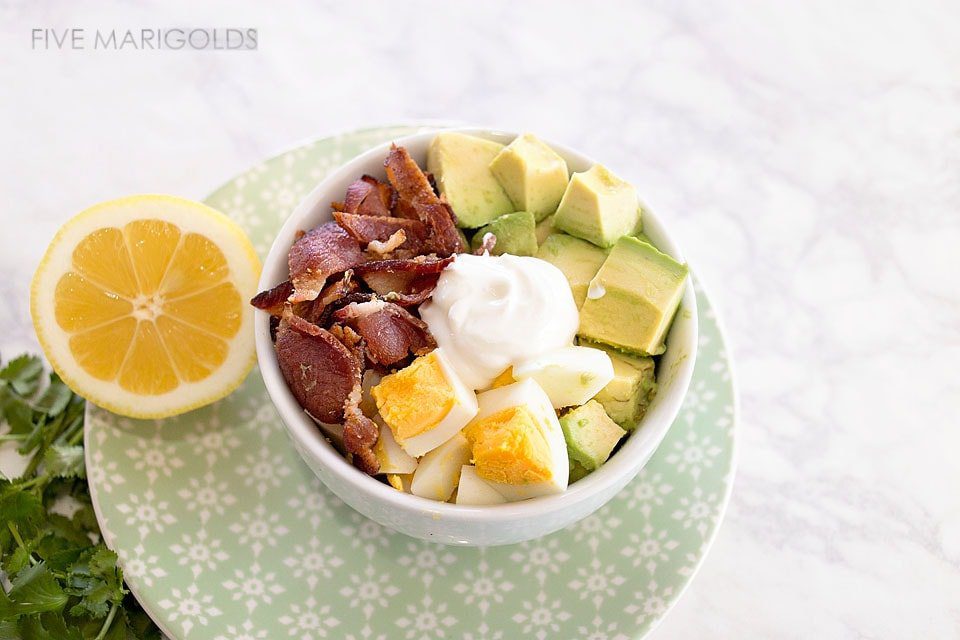 Avocado Egg Salad - low carb, Keto and Paleo friendly