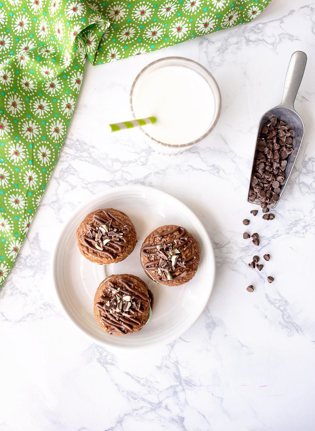 Grasshopper Sandwich Cookie Recipe