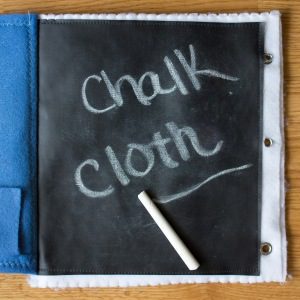 Activity Quiet Book Inspiration with Chalk Cloth | Five Marigolds