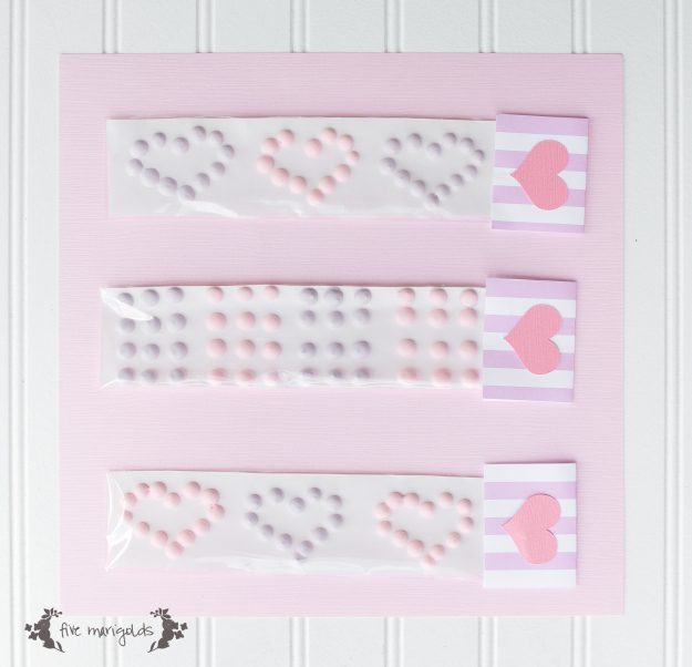 Valentine Candy Buttons | Five Marigolds