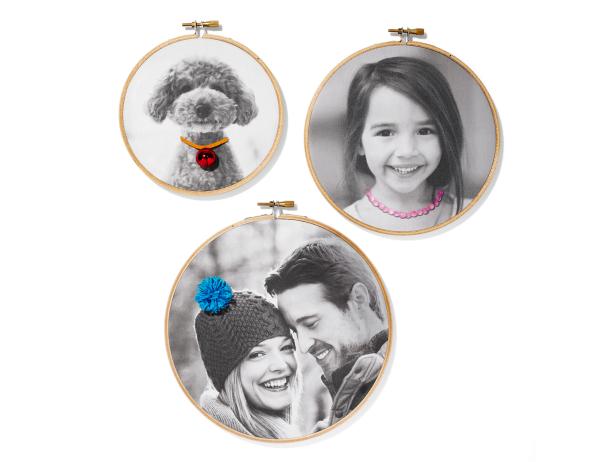 hoop photo ornaments