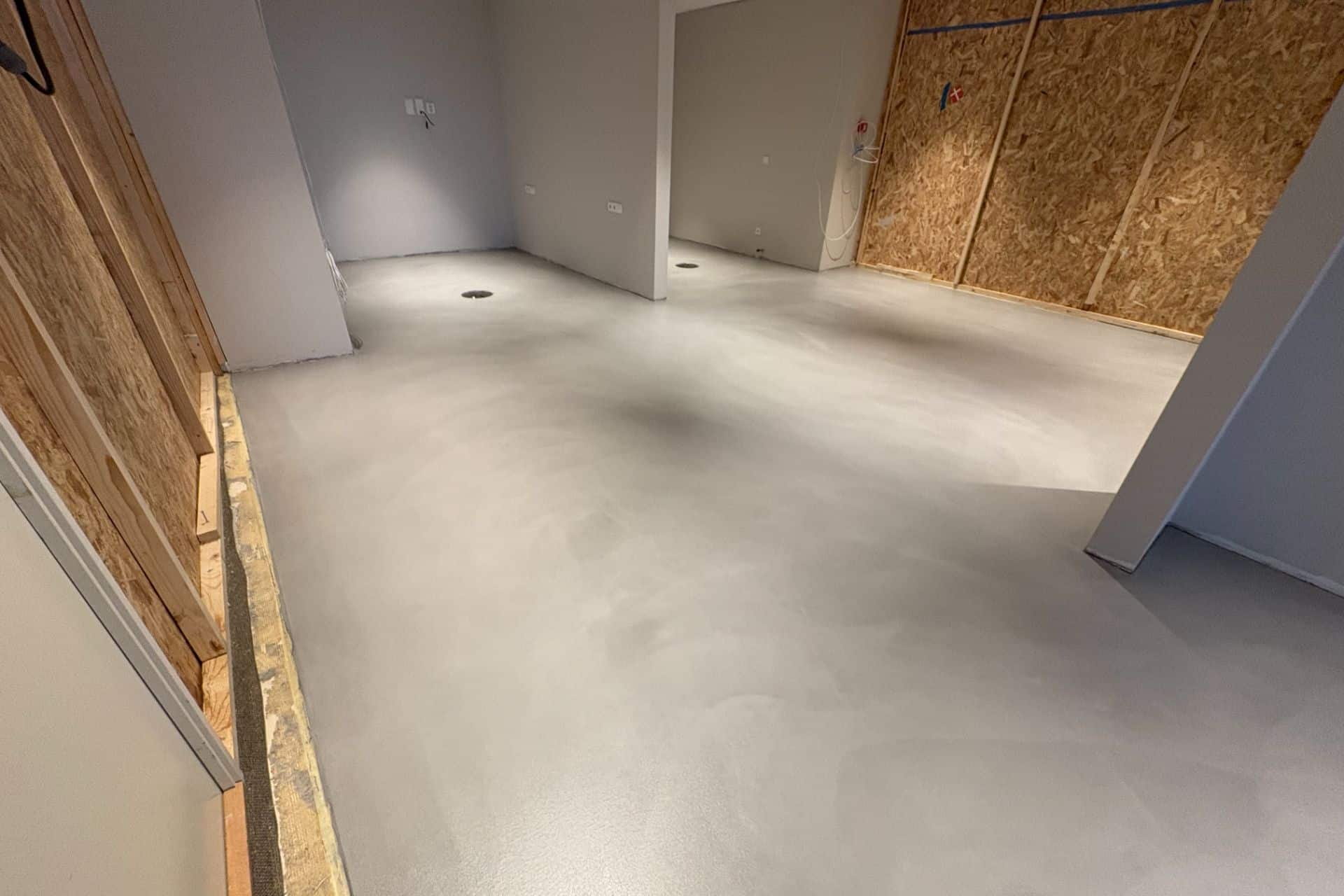 Microcement på gulv
