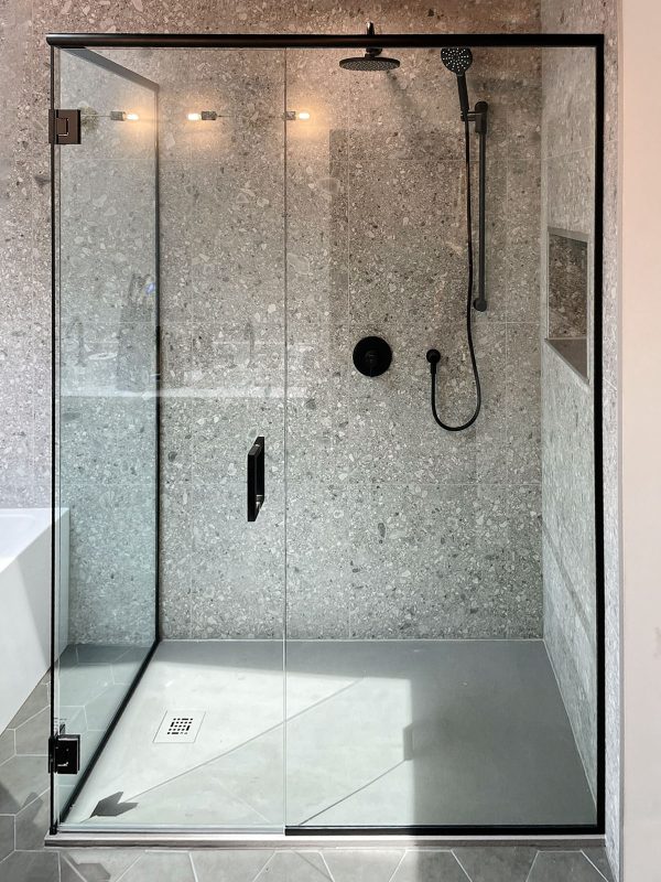 project fort showers l shaped black channels corner swing