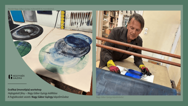 Grafikai (monotípia) workshop | Hajtogatott fény