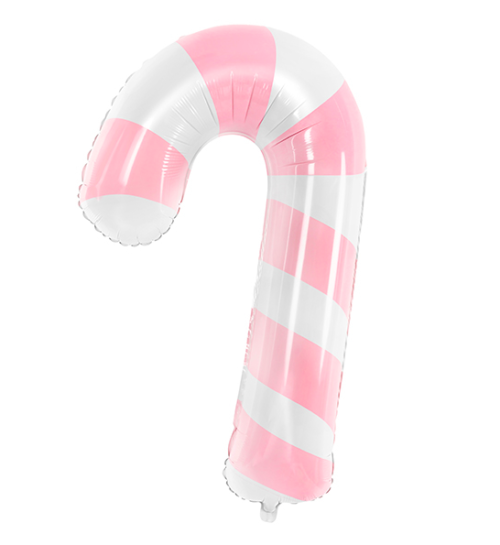 Balon foliowy z helem Cukrowa różowa laska 50x82 cm