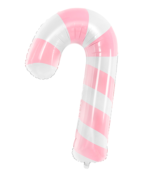 Balon foliowy z helem Cukrowa różowa laska 50x82 cm