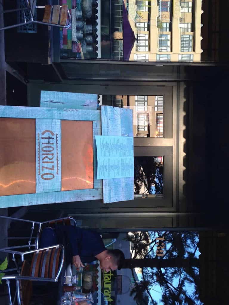 Chorizo offers dog-friendly patio dining