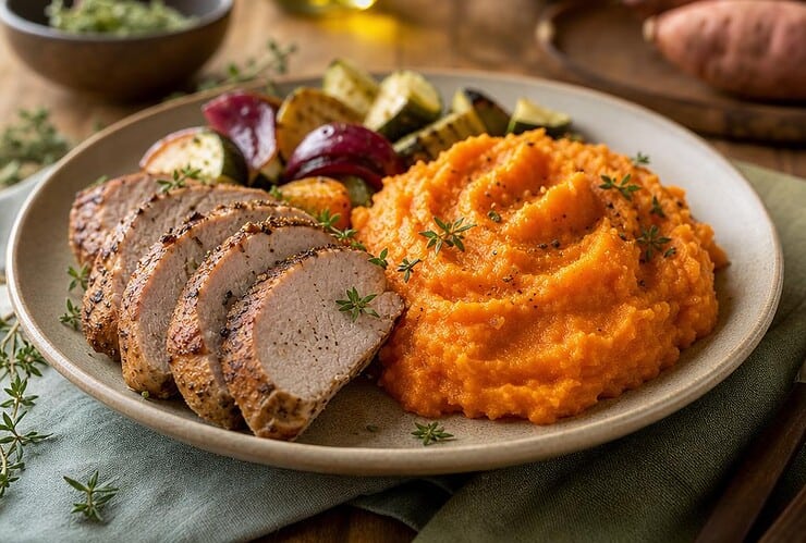 quelle viande pour accompagner une purée de patate douce