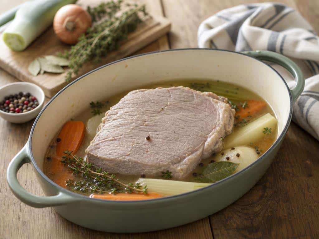 fraise de veau cuisson court-bouillon