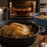 temps de cuisson pintade 1 kg 500 en cocotte