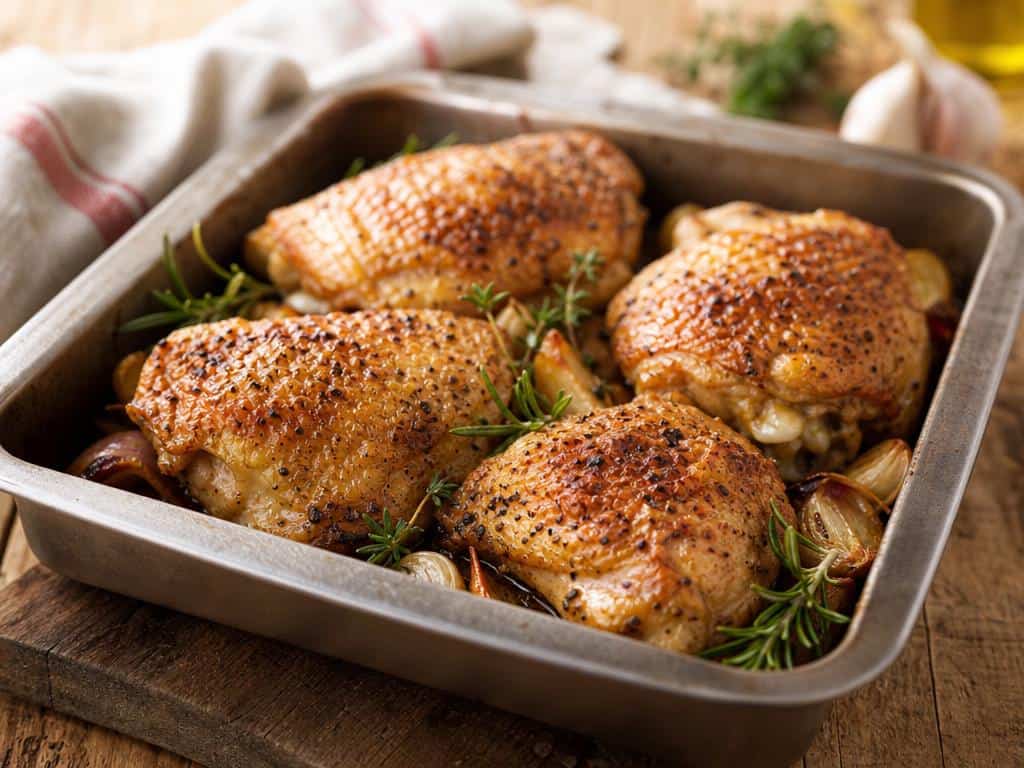 cuisse de poulet au four