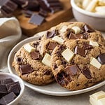 les cookies trois chocolats