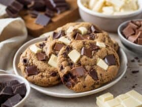 les cookies trois chocolats