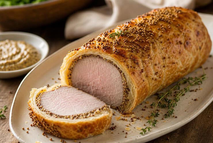 recette filet mignon en croûte moutarde