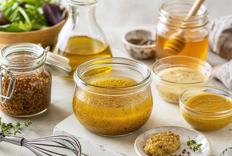 vinaigrette au miel moutarde