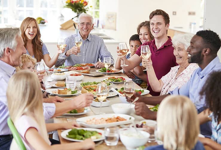 Plat familial pour 10 personnes