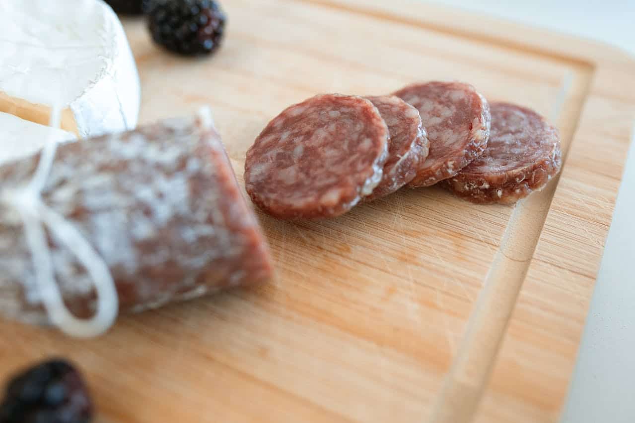 Saucisson de canard maison