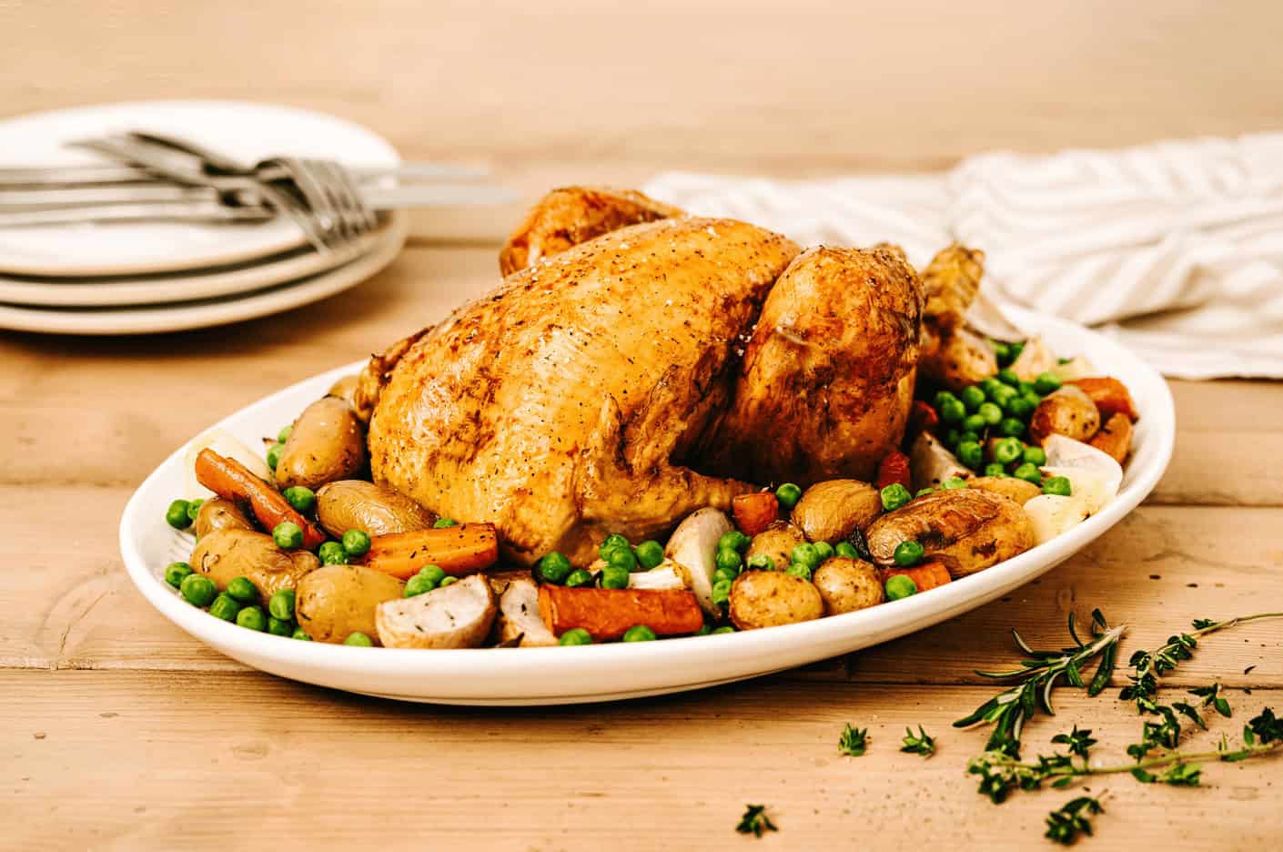 légumes pour accompagner le poulet