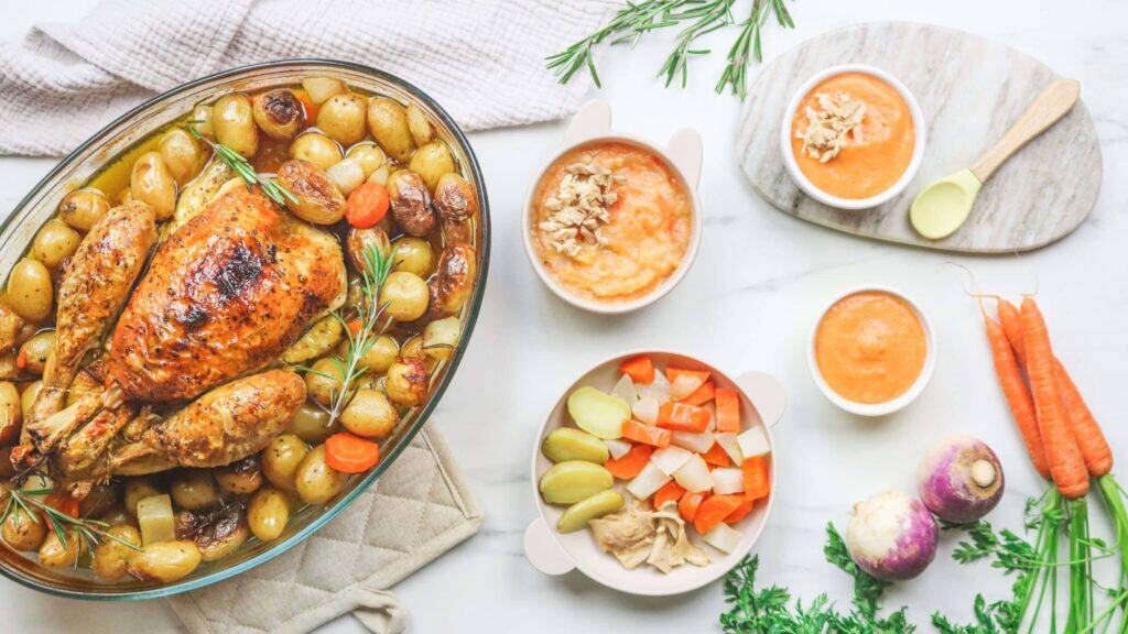 légumes pour accompagner le poulet