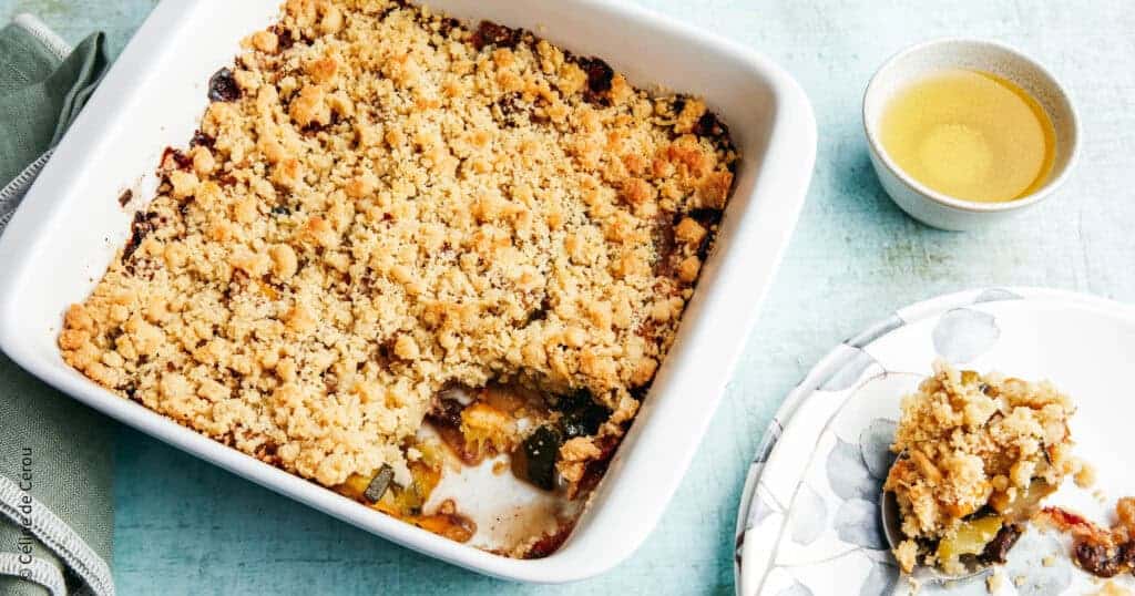 Crumble sans beurre pour 6 personnes