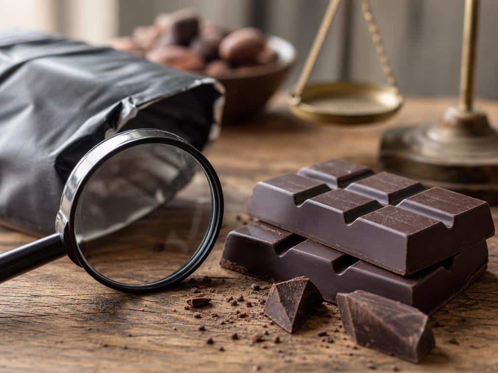 chocolat noir sans métaux lourds