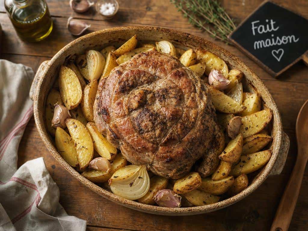 temps de cuisson rouelle de porc au four 1kg