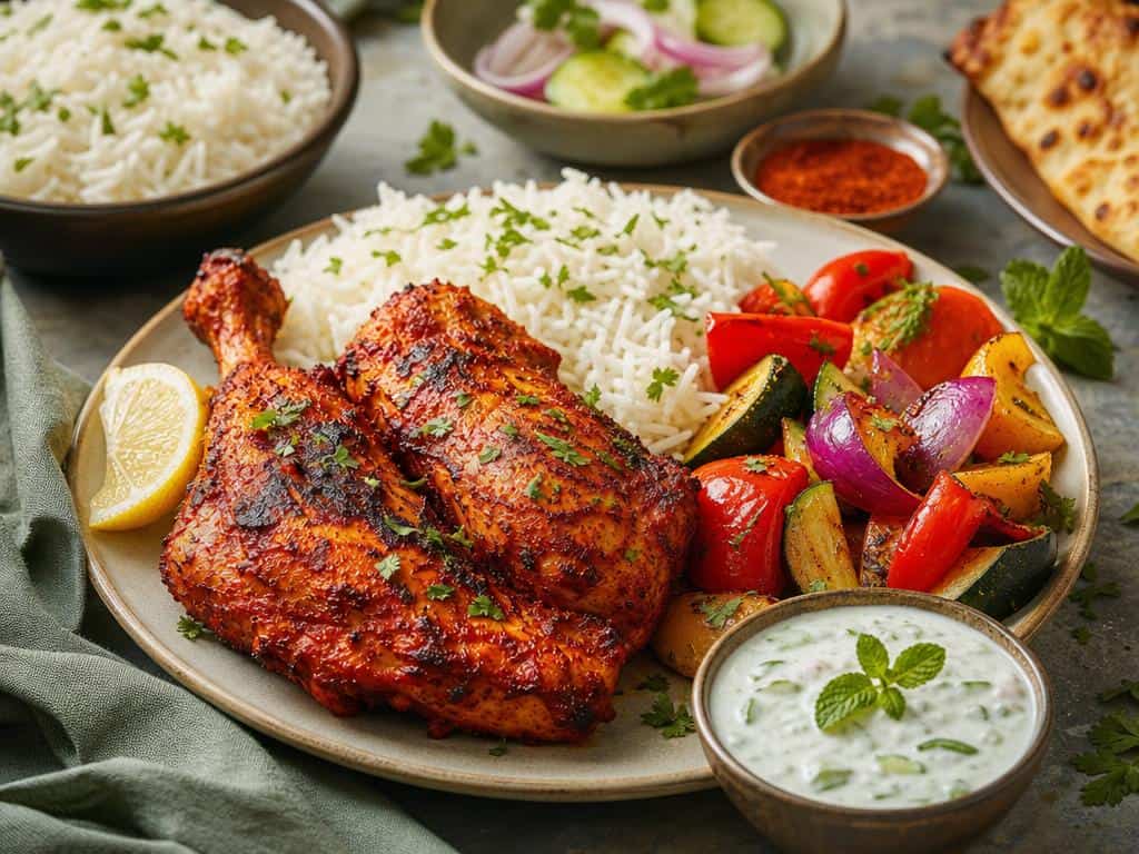accompagnement poulet tandoori