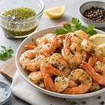 crevettes marinées froides apéro