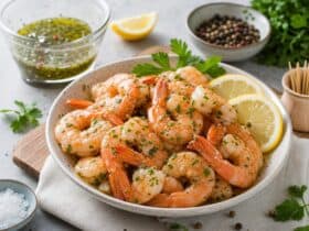 crevettes marinées froides apéro