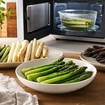 cuire des asperges au micro ondes