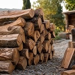 cypres bois de chauffage