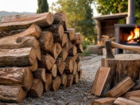 cypres bois de chauffage