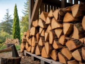 cypres bois de chauffage