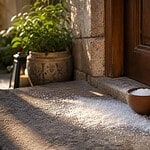 mettre du sel devant sa porte