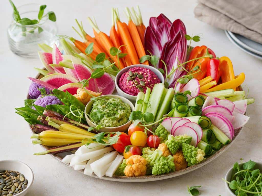 plat de crudites original