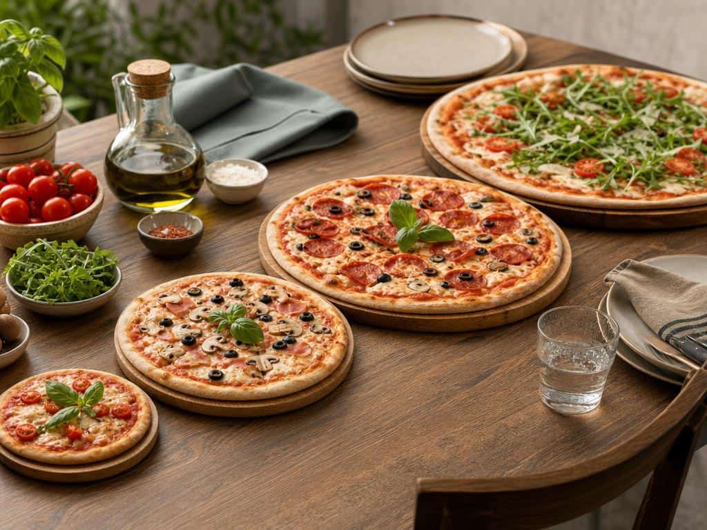 tailles pizza