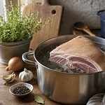 temps de cuisson palette demi-sel à l'eau