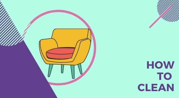 clean microfiber chair