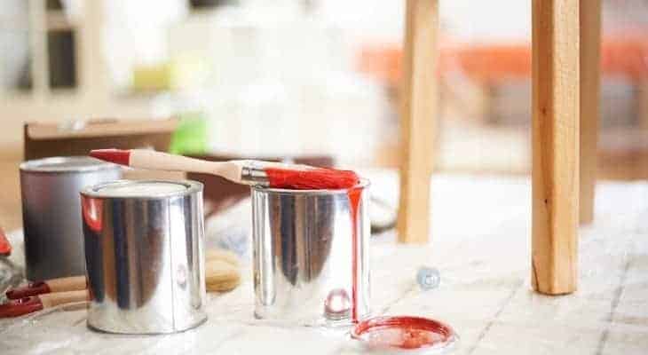spray paint vs brush paint cabinets