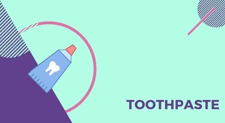 using toothpaste