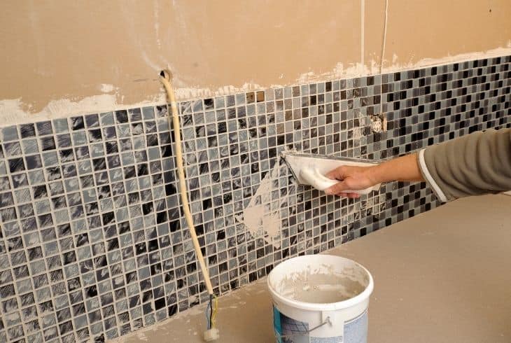 clean tiles after grouting