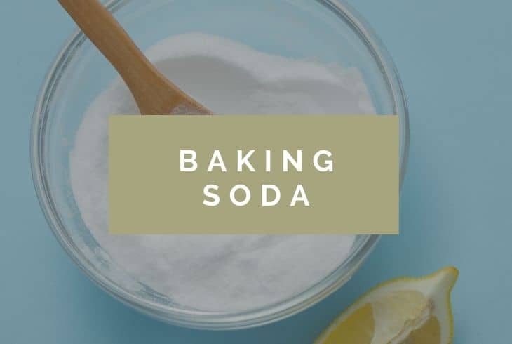 baking soda to clean polyester