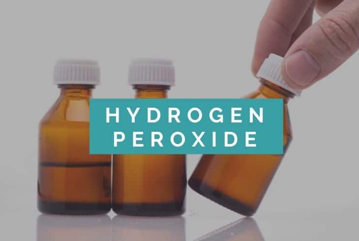 hydrogen peroxide for polyester