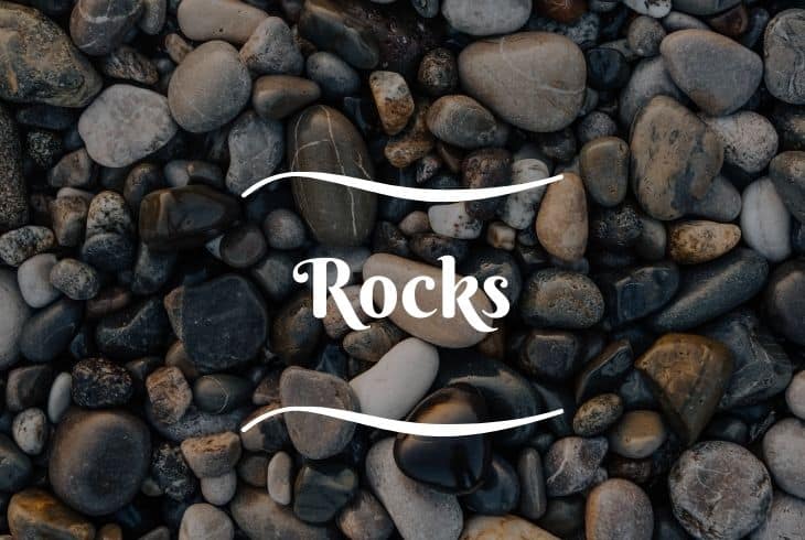 use rocks