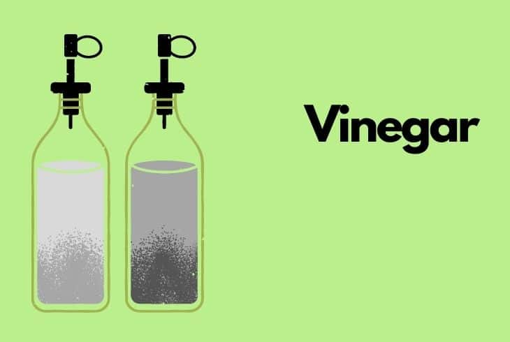 using vinegar